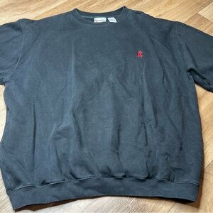 Vintage Mickey Mouse Sweatshirt Adult Large Black Disney World Cartoon 90s